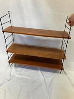 Nisse Strinning vintage wandrek met 3 legplanken, Ophalen of Verzenden, Gebruikt