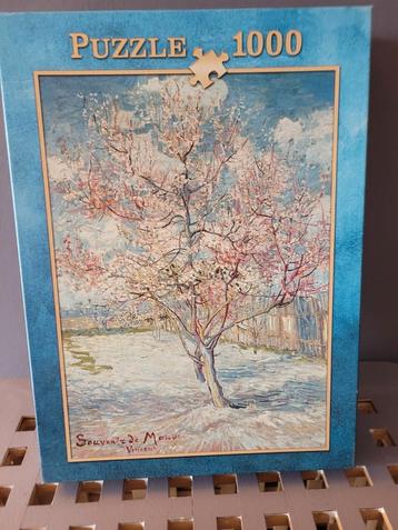 Puzzel Vincent van Gogh "Roze perzikbloemsel". 1000 stukjes. beschikbaar voor biedingen