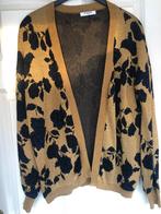 Prachtig print vestje jasje gold blauw zwart mt XS 36 ZGAN, Overige kleuren, Ophalen of Verzenden, Zo goed als nieuw, Maat 36 (S)