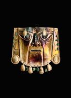 Mysterieus antiek masker Pre Columbiaans, Ophalen of Verzenden