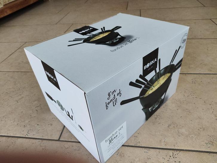 Boska Fondueset Nero L, Witgoed en Apparatuur, Fonduesets, Nieuw, Fondueset, Brander, Ophalen of Verzenden