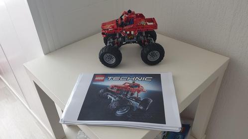 Lego technic monster truck 42008 als nieuw, Kinderen en Baby's, Speelgoed | Duplo en Lego, Zo goed als nieuw, Ophalen of Verzenden