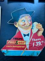 PHILIPS SHAVE scheerapparaat reclame emaille, Ophalen of Verzenden, Zo goed als nieuw, Reclamebord
