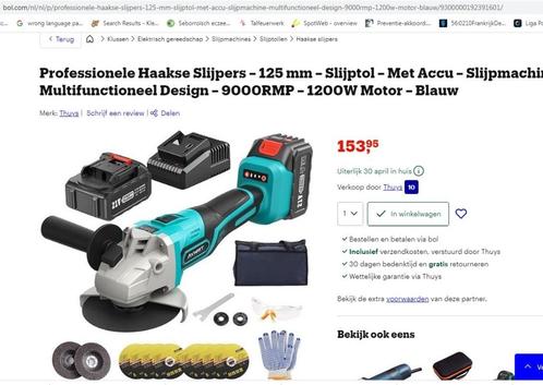 Slijptol, flexmachine NIEUW in koffer incl toebehoren! €60,-, Doe-het-zelf en Verbouw, Gereedschap | Slijpmachines, Nieuw, Haakse handslijpmachine