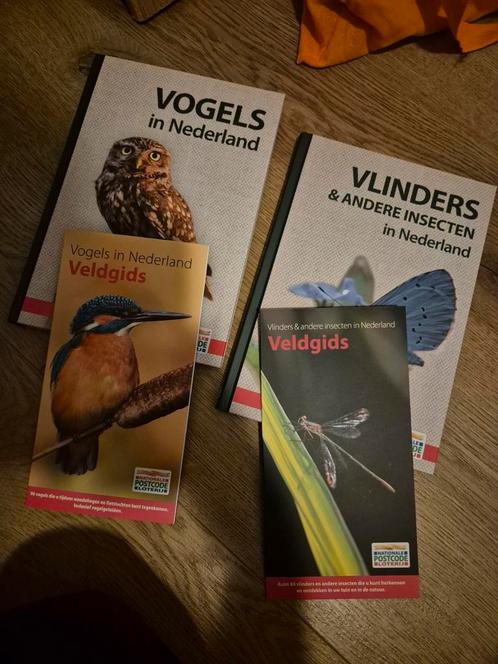 Vogels & Vlinders Gidsen - Postcodeloterij, Boeken, Natuur, Zo goed als nieuw, Vogels, Ophalen of Verzenden