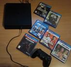 PlayStation 4 + 6 spellen en 1 controler, Spelcomputers en Games, Spelcomputers | Sony PlayStation 4, Ophalen of Verzenden, Zo goed als nieuw