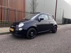 Fiat 500 0.8 C 2012 Zwart CABRIO, Auto's, Zwart, Handgeschakeld, Particulier, 30 €/maand