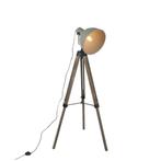 staande industriële lamp, Huis en Inrichting, Lampen | Vloerlampen, Ophalen, Zo goed als nieuw, Glas, 100 tot 150 cm