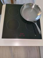 Vrijstaande Etna inductie kookplaat RVS met normale stekker, 4 kookzones, Vrijstaand, Inductie, Ophalen of Verzenden