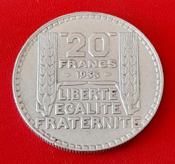 Frankrijk 20 francs 1933 beschikbaar voor biedingen