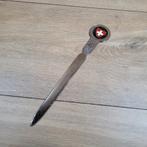 Vintage verzilverde briefopener uit Zwitserland, Niks, Ophalen of Verzenden, Zo goed als nieuw, Niks