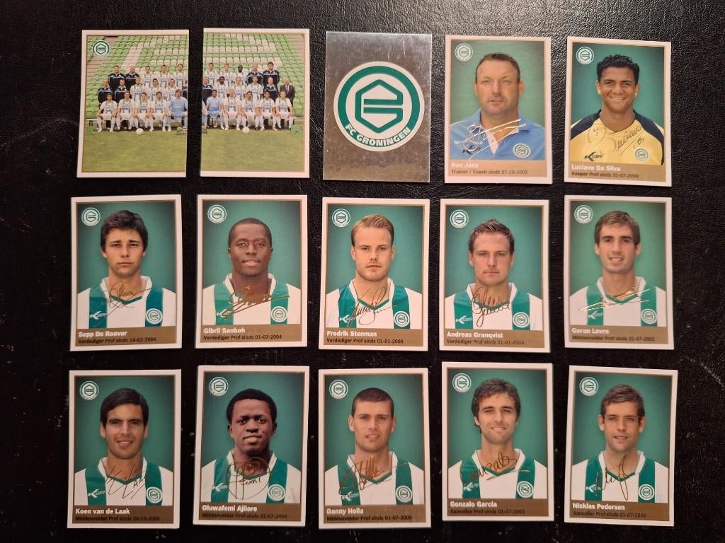 Complete set stickers FC Groningen 2009-10, Verzamelen, Ophalen of Verzenden, Zo goed als nieuw, Overige binnenlandse clubs, Poster, Plaatje of Sticker