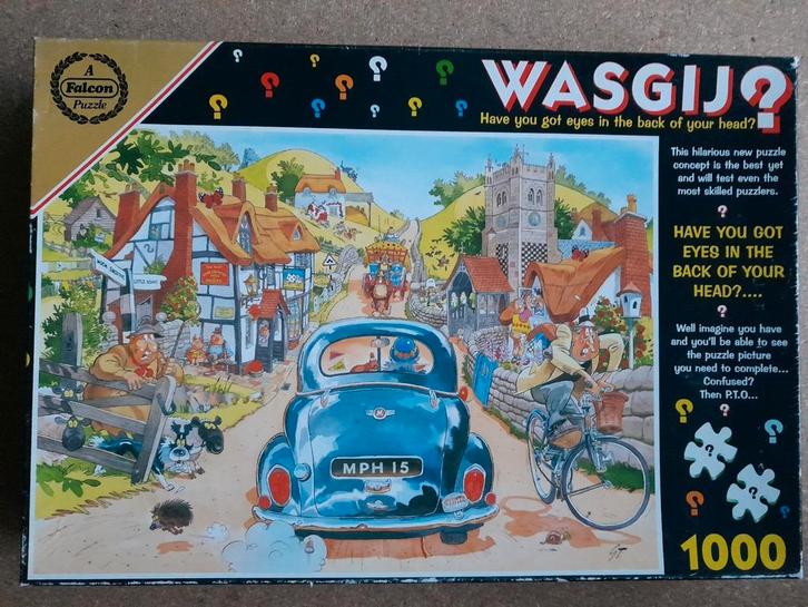 Legpuzzel Wasgij? 1000 stukjes, Hobby en Vrije tijd, Denksport en Puzzels, Gebruikt, 500 t/m 1500 stukjes, Ophalen