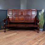 Antieke Engelse hal-bank, Ophalen of Verzenden