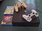 Playstation 4 Pro 1TB 4K + 2 Controllers + Games Zie info, Ophalen, Met games, Met 2 controllers, Zo goed als nieuw