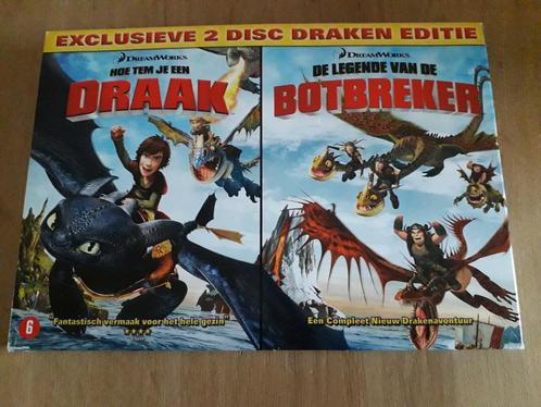 DVD box:Hoe tem je een draak/ De legende van de bottenbreker, Cd's en Dvd's, Dvd's | Tekenfilms en Animatie, Zo goed als nieuw