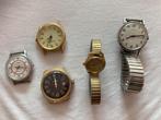 5 oude vintage Horloges, Sieraden, Tassen en Uiterlijk, Horloges | Antiek, Overige merken, Staal, 1960 of later, Ophalen of Verzenden