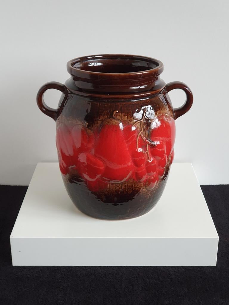 Vintage forse 70er jr. Scheurich / W-Germany keramik rumtopf, Ophalen of Verzenden