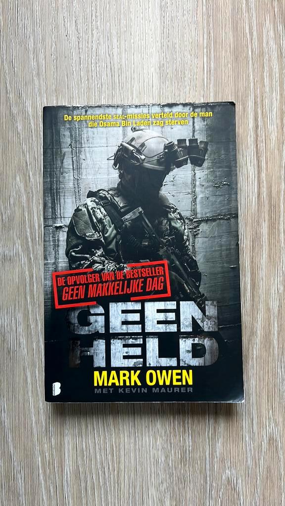 Mark Owen - Geen held, Boeken, Overige Boeken, Zo goed als nieuw, Ophalen of Verzenden