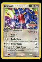 pokemon promo exploud national championships STAFF, Verzenden, Zo goed als nieuw, Losse kaart