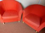 2 rode stoeltjes, Twee, Gebruikt, Stof, Ophalen
