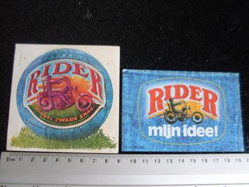 2x sticker RideR middel zware shag mijn idee! motorrijden beschikbaar voor biedingen