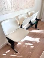 Vintage stadionbank/klapbank, Ophalen, Gebruikt, 150 tot 200 cm, Driepersoons