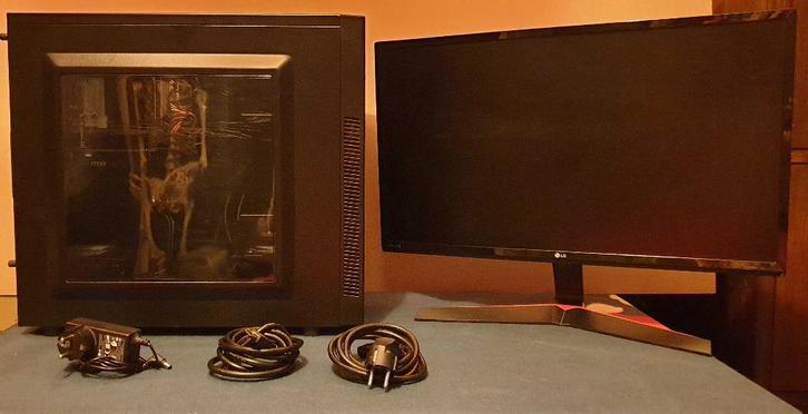 Computer te koop, Computers en Software, Desktop Pc's, Gebruikt, 3 tot 4 Ghz, HDD, SSD, 8 GB, Met videokaart, Met monitor, Gaming