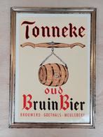 Tonneke Oud Bruin Bier Vintage Reclamebord 1957, Verzamelen, Merken en Reclamevoorwerpen, Ophalen, Zo goed als nieuw, Reclamebord