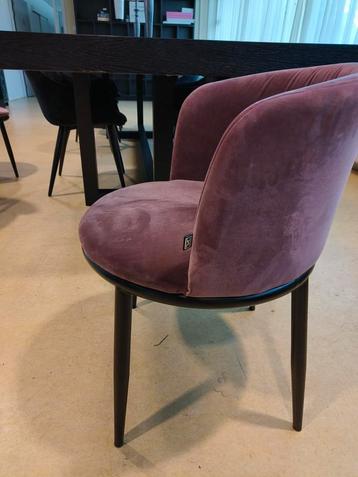 EICHHOLTZ Eetkamerstoel 6 stuks Filmore purple  beschikbaar voor biedingen