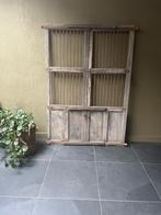 Indiase oud vergrijsd paneel luik poort tralies India deur, Verburgt Vintage, Nieuw, Ophalen of Verzenden, https://verburgtvintage.nl/#contact