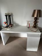 IKEA MALM bureau wit, Huis en Inrichting, Bureaus, Ophalen, Gebruikt
