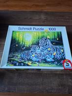 Schmidt puzzel 1000 stukjes Tijgerfamilie, Ophalen of Verzenden, 500 t/m 1500 stukjes, Zo goed als nieuw, Legpuzzel