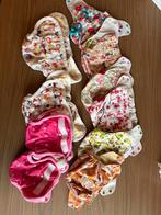 Groot pakket wasbare luiers - Huda, Capri, Petit Lulu, Ophalen of Verzenden, Gebruikt, Overige typen, Overige merken