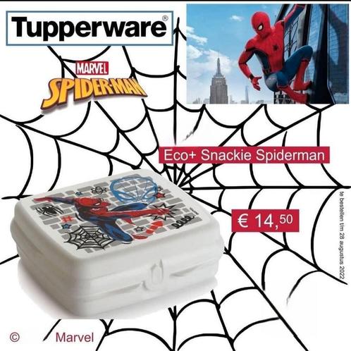 Tupperware Snackie Spiderman, Huis en Inrichting, Keuken | Tupperware, Nieuw, Ophalen of Verzenden