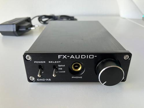 FX-Audio DAC-X6 Mini HiFi 2.0 Digitale Audio Decoder, Audio, Tv en Foto, Converters, Zo goed als nieuw, Ophalen