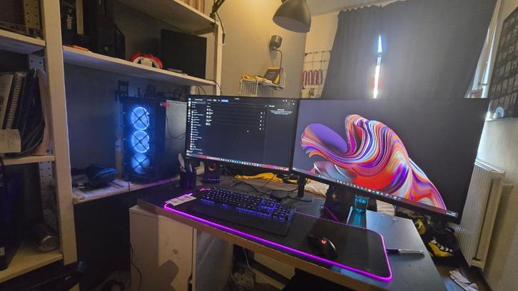 Complete Gaming PC set up - RTX 3070 / Ryzen 7 , 1x Monitor, Computers en Software, Desktop Pc's, Zo goed als nieuw, 3 tot 4 Ghz