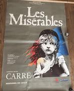 Poster Les Misérables - Carré - origineel - 1991 - 175x120cm, Verzamelen, Ophalen, Gebruikt, Deurposter of groter, Rechthoekig Staand