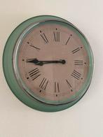 Green/blue clock 60 cm, Ophalen, Zo goed als nieuw