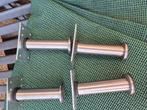 ikea rvs meubelpoten 10 cm 4 stks, Ophalen of Verzenden, Gebruikt, Rvs