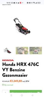 Honda HRX 476c VY Benzine grasmaaier te koop!!(Twv €1399,-), Tuin en Terras, Grasmaaiers, Cirkelmaaier, Ophalen, Zo goed als nieuw