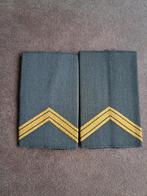 Rang emblemen Landmacht,  sergeant, Verzamelen, Ophalen of Verzenden, Landmacht, Nederland, Embleem of Badge