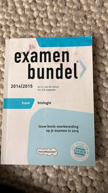 Examenbundel Biologie HAVO 2014/2015 beschikbaar voor biedingen