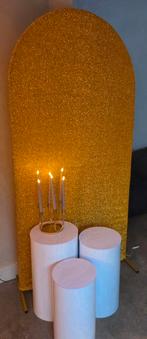 Gouden glitter backdrop, Ophalen of Verzenden, Zo goed als nieuw, Verjaardag
