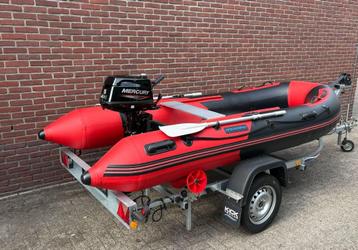 NIEUWE Dreamwave rubberboot + Mercury 5 pk, SUPER AANBIEDING beschikbaar voor biedingen