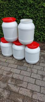 Kunstof tonnen 25 liter, Ophalen