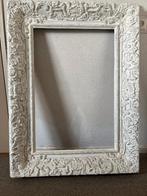 Oude decoratieve lijst met spiegel, Ophalen, Gebruikt, 100 tot 150 cm, 75 tot 100 cm