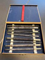 Setje speksteen beitels in doos, Hobby en Vrije tijd, Overige Hobby en Vrije tijd, Ophalen of Verzenden, Zo goed als nieuw