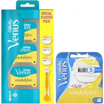 Gillette Combi Venus Olay ComfortGlide Scheersysteem 9mesjes beschikbaar voor biedingen