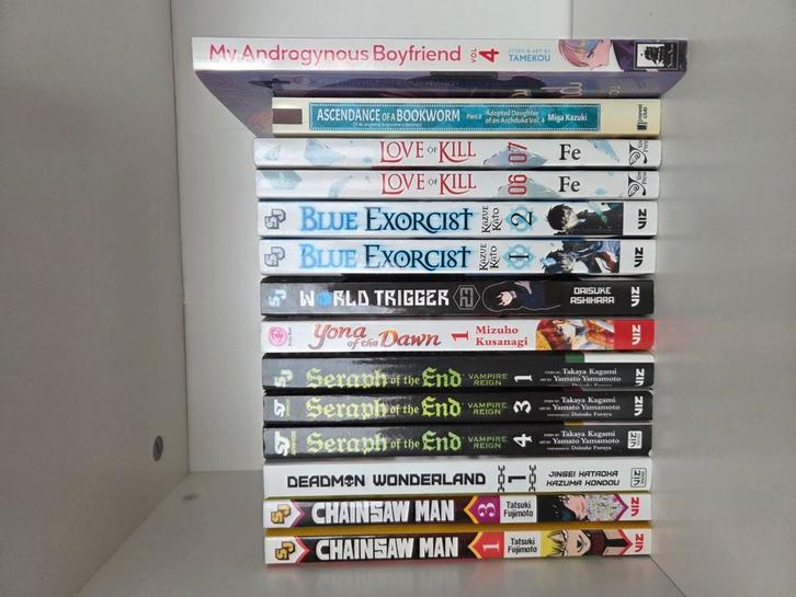 Verschillende manga series engels, Boeken, Strips | Comics, Zo goed als nieuw, Meerdere comics, Japan (Manga), Ophalen of Verzenden